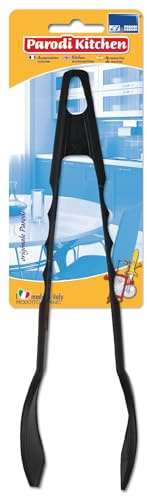 PARODI & PARODI - Pinze da Cucina per Insalata di Precisione in Nylon Resiste Fino 220° Pinza Cucina Prendi Pasta Verdure Barbecue, Accessori Cucina Superfici Antiaderenti, Utensili Cucina 33 cm