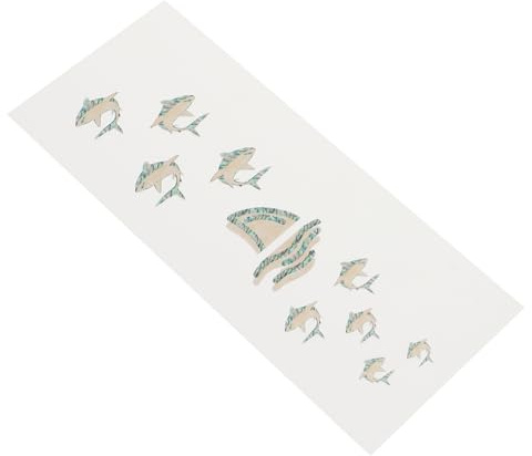 Hoement 1stück Gitarren Aufkleber Dekorative Fretboard Sticker Für Akustik Gitarren Design Einfach Anzubringen Deckt Kratzer Ab Für Anfänger Und Musikliebhaber