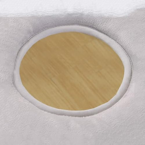 Kosmetikbettauflage, Wimpernliege, Schaumstoffmatratze, Massagetischmatratze für Kosmetikerinnen, Wimpernauflage und Gesichtsatmungsloch, Beige, T, 60 x 180 cm, 4 cm