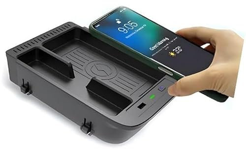 MEXWLOP Car QI Wireless Charger Panel Phone Charging Pad 15W Wireless Car Charger, for CRV/CR-V 2017-2022 Electronics Photo Car Wireless Charger