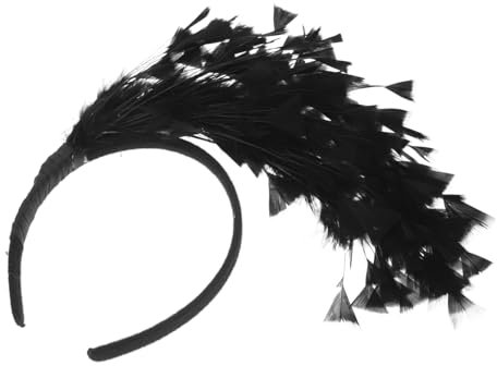 Ipetboom Stirnband Für Frauen Karneval Party Kopfbedeckung Mit Falschen Federn Kopfschmuck Für Damen Cosplay Geburtstagsfeier Haarband