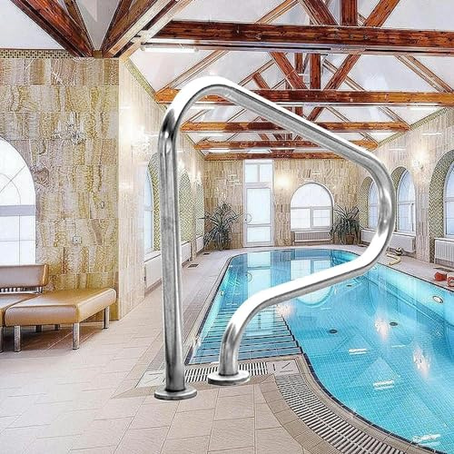Pool Handrails Pool Safety Handrails, Pool Hand Rail, Hand Grab Rail, Swimming Pool Handrails for Indoor and Outdoor, Humanized Swimming Pool Handrail