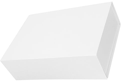 OSALADI Magnetische Geschenkbox aus Karton mit Klappdeckel Schwarze Aufbewahrungsbox für Süßigkeiten Schmuck oder Geschenke Geeignet für Hochzeiten Geburtstage und Partys