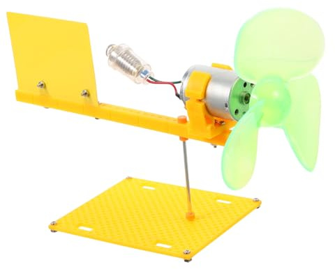NOLITOY Generatore Eolico Miniatura per Esperimenti Scientifici, Giocattolo Didattico Creativo per Ragazzo Ragazza, Motore a Continua Compatto per Uso Domestico ed Educativo