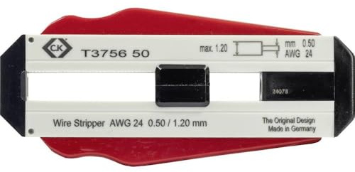 C.K Präzisions-Abisolierer 0,50 mm | 24 AWG | T3756 50 | für schnelles und einfaches Abisolieren