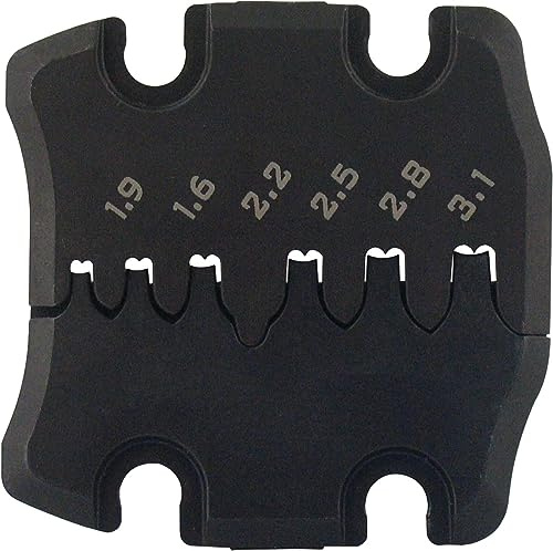 ENGINEER PAD-12S Die Plate Set (Medium Size) for ENGINEER Handy Crimp Tool, Black (Made in Japan)