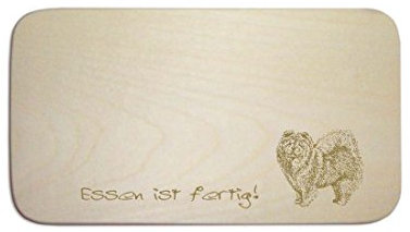 Breakfast Board 'Chow Chow' Desired Engraving Persons – Breakfast Board Breakfast [Dog
