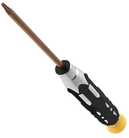 Aexit Cacciavite Torx in metallo T6 x 50mm argentato e manico ner-o ID: 749061