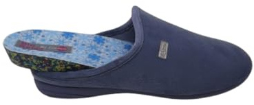 Biorelax Zapatillas de Estar por casa/Mujer Apto Plantilla ortopedica/Plantilla Extraible/Empeine :Suapel/Color Azul Azafata/Talla 38