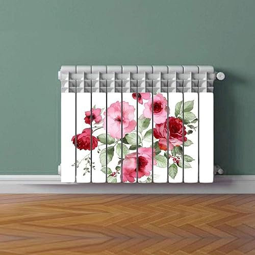 Termosifone DROW RED ROSE Rivestimento Adesivo Laminato Stickers Termosifone Wrapping Interior Design