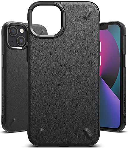 Ringke Onyx Compatible with iPhone 13 Case, Extreme Tough Flexible Silicone Type TPU Shockproof Rugged Bumper Full Protection Cover for 6.1-inch (2021) - Black