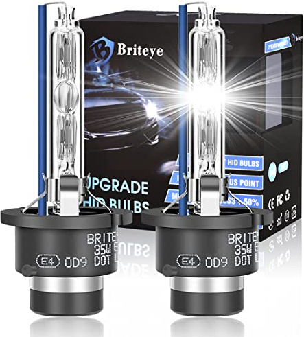 Briteye D2S Xenon Brenner 35W 8000 Kelvin Kühles Blau Ersatz Lampe Scheinwerferlampe (2 Stücke)