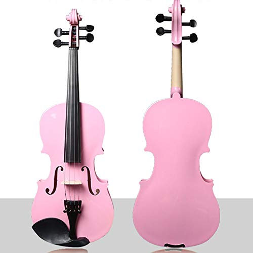 Violine Anfänger Set Anfänger Erwachsener Geigenkindkind Pink Violine 44-81 Violin Anfänger Red Musical Instrument (Size : 1/4)
