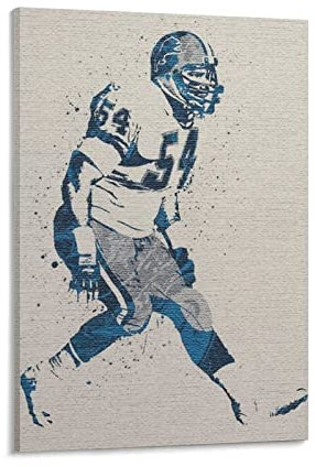 American Football Superstar Chris Spielman Poster HD Kunstdruck Leinwand Poster Wandmalerei Kunst Poster Dekor Modern