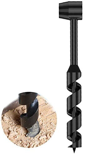 Wudaizhi Manual Diminición De Perforación Pesada Ayudas De Captura De Carbono Taladro De Supervivencia De Madera Taladro De Tocadina Herramienta De Supervivencia para Acampar Al Aire Libre
