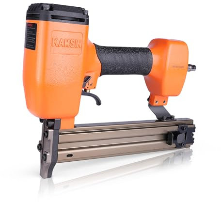 KAMSIN - Clavadora neumática de hormigón, calibre 14, pistola de clavos de hormigón de 3/4 a 1-1/2 pulgadas, clavadora en T, clavadora neumática para construcción de armaduras, clavado de ladrillo de
