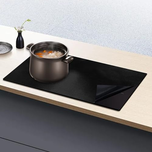 WestCH 40x60cm Große Induktion Schutzmatte Silikon Induktionskochfeld Schutzmatte Rutschfest Induktionsmatte Wärmeisolierte Pad für Abdeckung Induktionskochfeld, induktionsschutz Silikonmatte