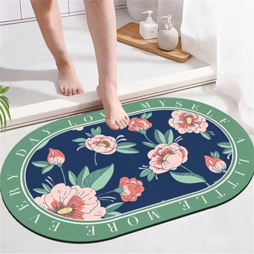 Badezimmerteppich, Badematte Rutschfest, Badteppich, Badvorleger, Duschvorleger, Badematten, Teppich Badezimmer, Bathroom Bath Mat, Badezimmer Teppich, Badematte Stein, Bodenmatte, Stone39x59in
