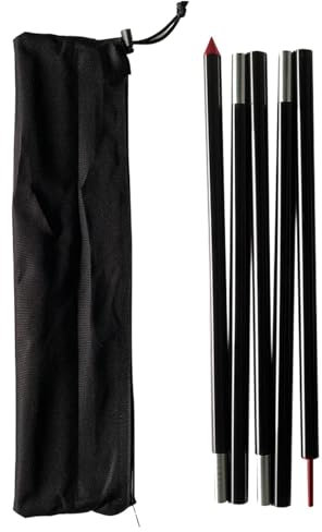 Tarp Poles, Sun Shade Sail Poles | Extendable Sun Shade Pole | Heavy Duty Portable Aluminum Tent Poles Outdoor Camping Accessories for Shelter Canopy