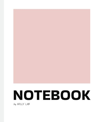 Simple Color Composition Notebook Collage Rule: Color Chip Light Pink