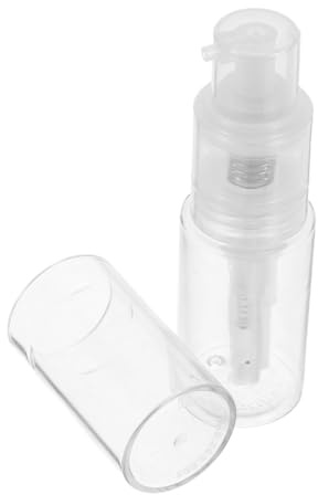 HOODANCOS Leere 35ml Pulverbehälter aus Kunststoff Tragbare Nachfüllflasche für Talkumpuder und Prickly Heat Pulver für Outdoor und Babypflege
