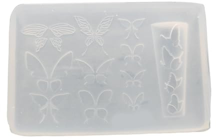 Lodoot Élégant ensemble de moules en silicone pour créer des ongles, des boucles d'oreilles et des colliers, outil de loisirs créatifs, déclaration de mode