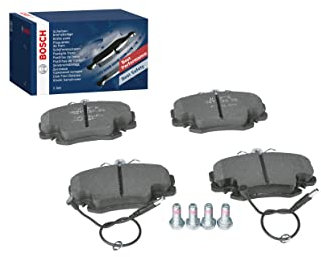 Bosch BP713 - Plaquettes de Frein Avant pour Voiture - Qualité Bosch - Réduction du Bruit et de la Poussière - Certifié ECE-R90 - Sans Cuivre - Jeu de 4 Plaquettes - Avec Accessoires