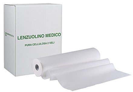 6 ROTOLI carta LETTINO massaggio lenzuolino Medico lunghezza 50 metri a rotolo
