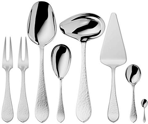 Robbe & Berking Martelé 9 TLG. Vorlegebesteck (150 g massiv versilbert)