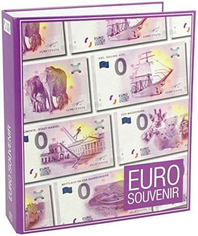 SAFE 0-Euro-Schein-Sammelalbum Deutschland 2020 | 53 dreigeteilte Einsteckseiten und stabile 4-Ring-Mechanik
