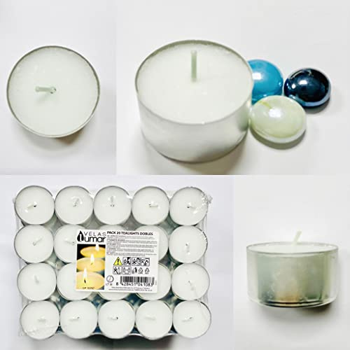 Pack de Velas de te (Tealights) Tiempo de duración 8 Horas sin Perfume (140 Unidades)