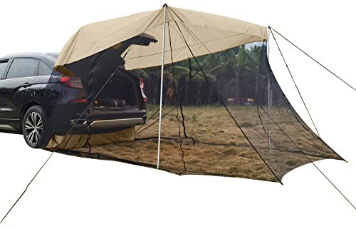Auto-Markise, Outdoor-Autozelt – Markise, Camping-Autozelt, Camping, Heckklappe, Auto-Markise, Caddy-Zelt, Autodachzelt, Autodach-Markise, Heckzelt, Auto für Camping und Familie