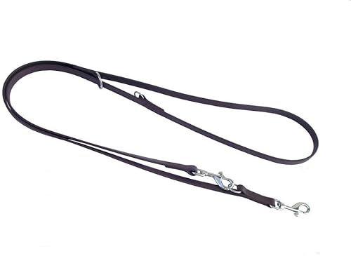 MJH® 3fach verstellbare Umhängeleine, Führleine 16mm breit schwarz in verschiedenen Längen (3m)