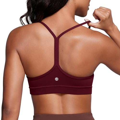 CRZ YOGA Butterluxe Y-rygg sport-BH:ar Red Merlot S