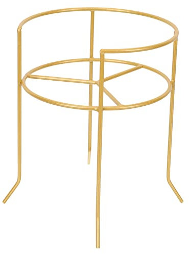Amosfun Soporte De Bebidas Hierro Dorado para Dispensador De Cerveza y Base Estable para Contenedores De Bebidas y Celebraciones