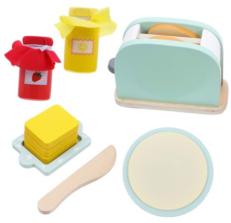 TOYANDONA Mini Cocina Juguete Set De Cocina De Madera Juguete Interactivo para Niños