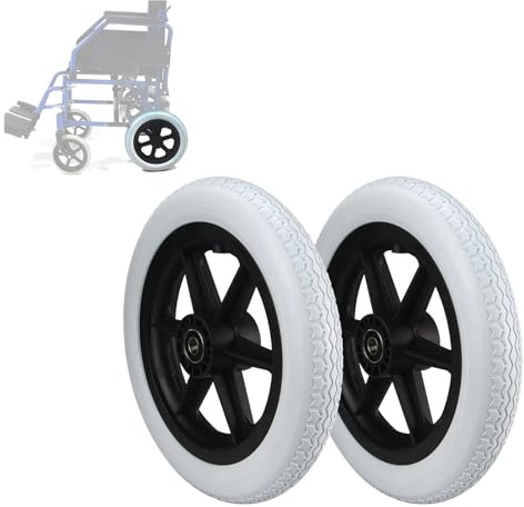 Roues arrière de fauteuil roulant 30 cm, roues de rechange pour fauteuils roulants manuels, accessoires pour roues arrière, roues de rechange pour déambulateurs, accessoires pour fauteuils roulants