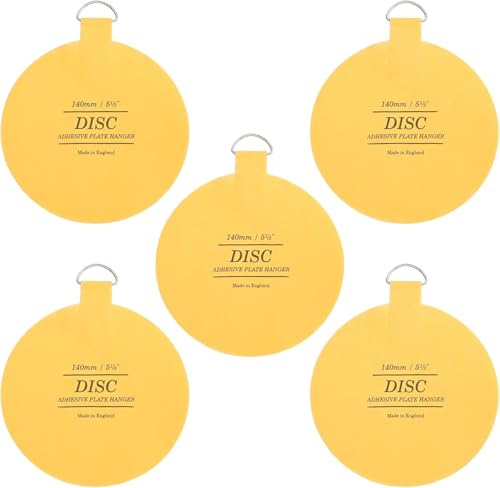 Lot de 5 supports muraux autocollants invisibles pour plaque de 140 mm