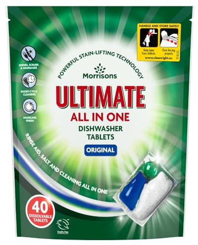 Morrisons Premium Dishwasher Tablets Original 40pk