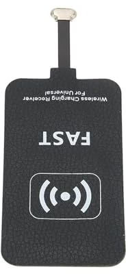 LUCKDANO Wireless Charger Receiver - 10W Micro USB Wireless Charging Patch Module for Mobile Devices - Foldable Plug & 3C Certified Safety
