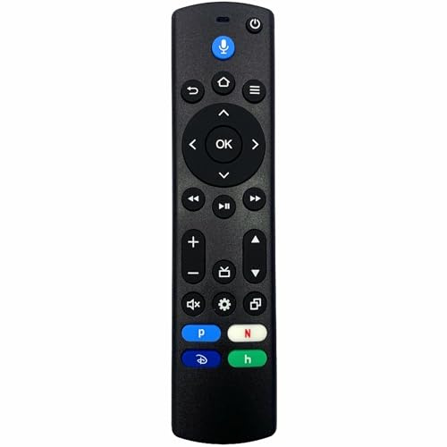 Leankle Telecomando vocale per Smart TV Insignia, F20, F30, F40, F50, serie FE NS-32F201NA26, NS-43F301NA25, NS-24F401NA26, NS-50F501NA26