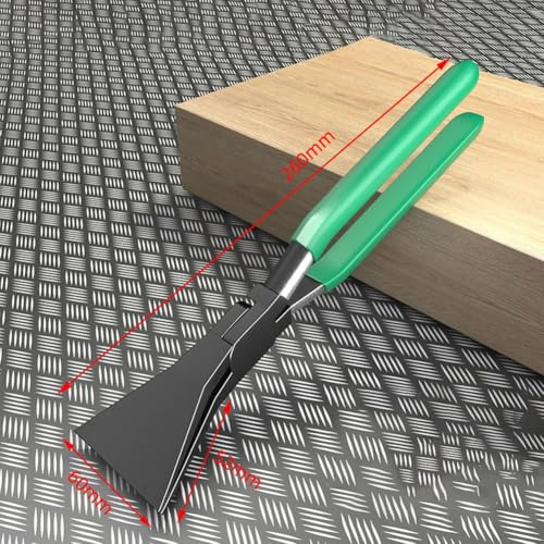 Pinze per aggraffatrice per lamiera, strumento manuale a ganascia dritta per piegare e appiattire i bordi della lamiera, pinza compatta per piegare metalli a 45°/90° (C)