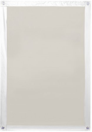 Lichtblick Dachfenster Sonnenschutz Sonnensegel für innen, Haftfix, ohne Bohren, Tageslicht, mit Saugnäpfen, für bewegliche und feststehende Fenster Beige, 94 cm x 113,5 cm (B x L) für S08