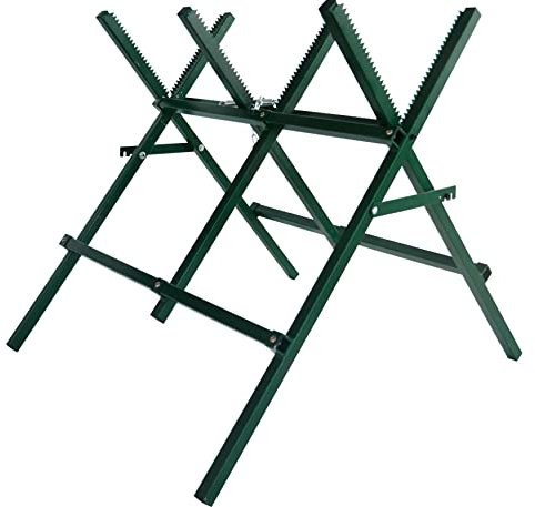 Mini Tang Holzsägebock, tragbarer faltbarer Sägebock, zusammenklappbares Sägepferd, verstellbares Sägeblatt, robustes Sägebock, faltbarer Holzschneideständer, Kapazität Sägebock für Brennholz