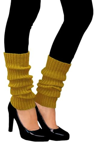 Oblique Unique® Sexy Damen Bein Stulpen Strümpfe für 80er Jahre 80s Motto Party Fasching Karneval Tanzen Aerobic Kostüm Accessoires
