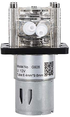 Yosoo Health Gear Bomba Peristáltica de Flujo Grande Bombas Dosificadoras Dosificación de Líquido Resistente de Doble Cabezal con Tubo BPT para Análisis de Muestreo de Transmisión