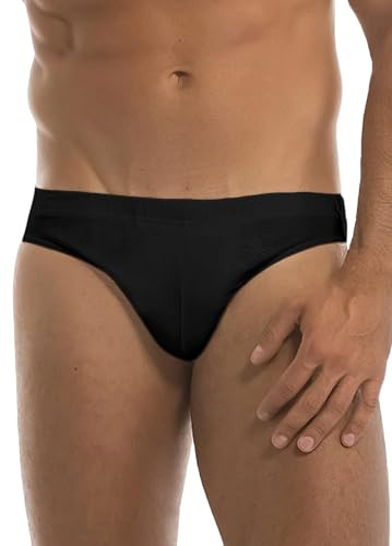 GARDA - 6 herrkalsonger minislip bomull merceriserad elastisk insida Art. 0925., Svart, one size
