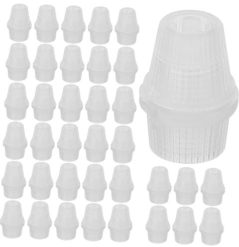 NULYLU 100pcs Locking Cap Cable Gland Connector Electrical Cord Grip Clamp Gland for DIY Ceiling Chandelier Clips Cable Fixing Clamps Ceiling Lights Clips Hanging Lights Cord Fixing Grips