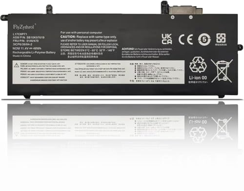 FlyZythrol L17C6P71 L17M6P71 battery Compatible with Lenovo thinkpad A285 | X280 series 20KF 20KE 20MW 20MX L17L6P71 01AV470 01AV471 01AV472 L17S6P71 L17C6P72 SB10K97617 SB10K97629 11.4V 48Wh