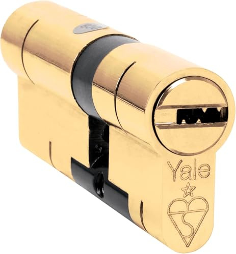 Yale Serratura a cilindro europeo 40/45 (85 mm) TS007 1 stella nominale ad alta sicurezza in ottone cilindro a profilo europeo